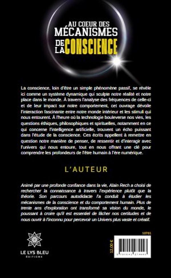 Quatrième de couverture de « Au coeur des mécanismes de la conscience : Essai »