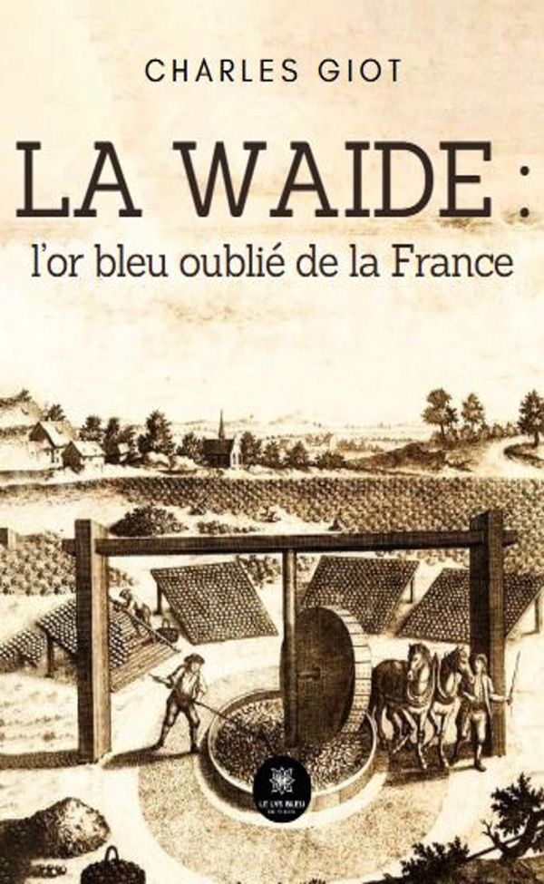 Couverture du livre « La waide : l'or bleu oublié de la France : Roman » de Charles Giot, librairie Les Contes Infusés à Corte