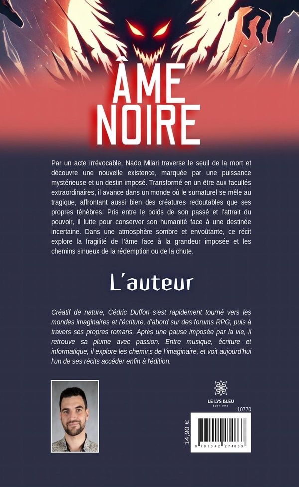 Quatrième de couverture de « Âme noire : Roman »