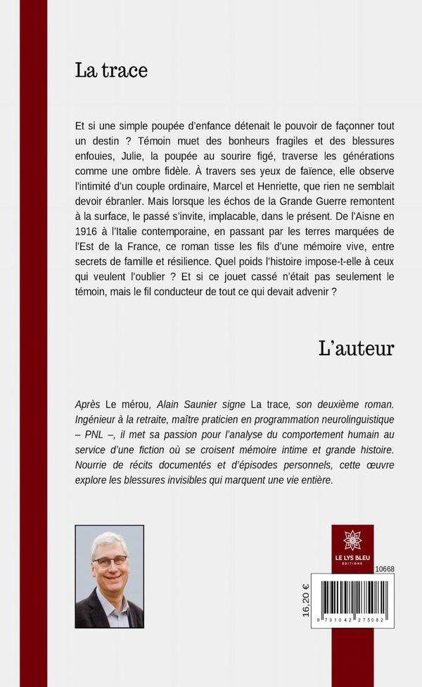 Quatrième de couverture de « La trace : roman »
