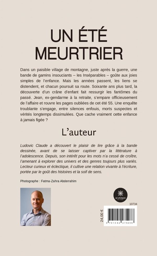 Quatrième de couverture de « Un été meurtrier : roman »
