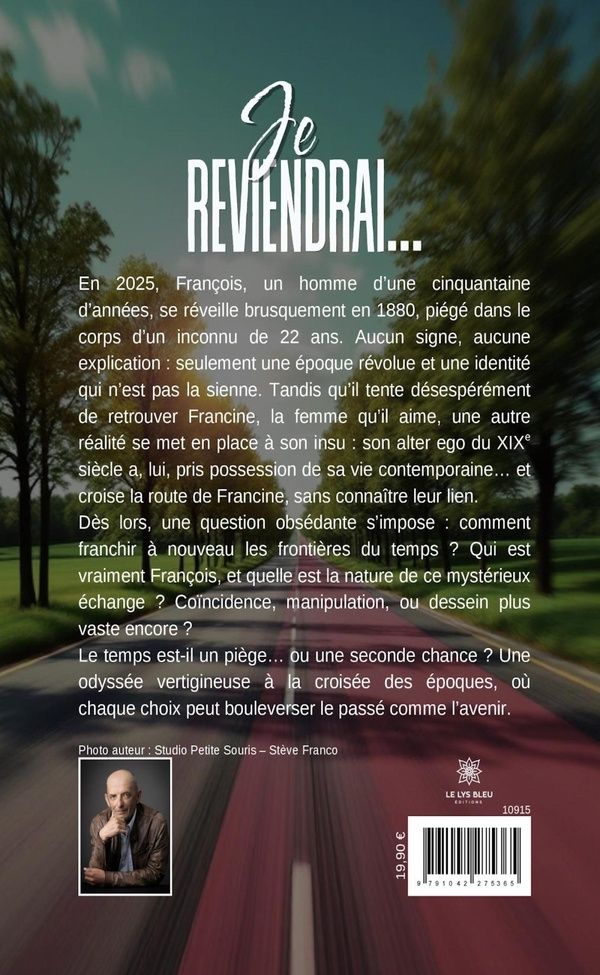Quatrième de couverture de « Je reviendrai... : Roman »