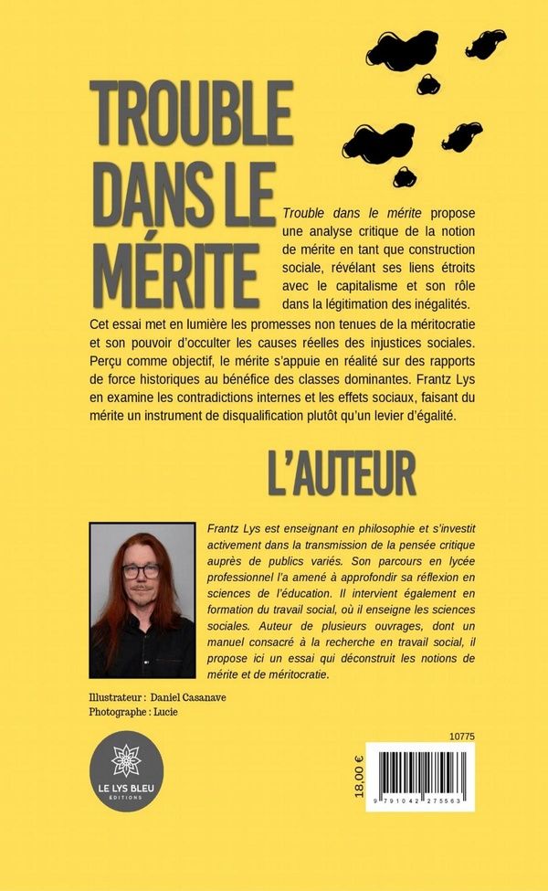 Quatrième de couverture de « Trouble dans le mérite : Essai »