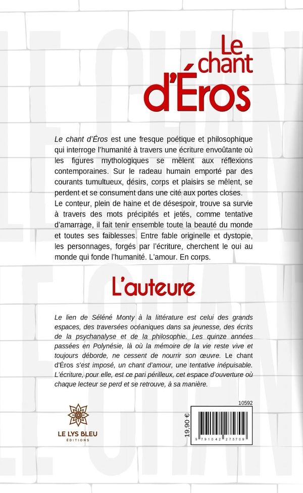 Quatrième de couverture de « Le chant d'Eros : Roman »