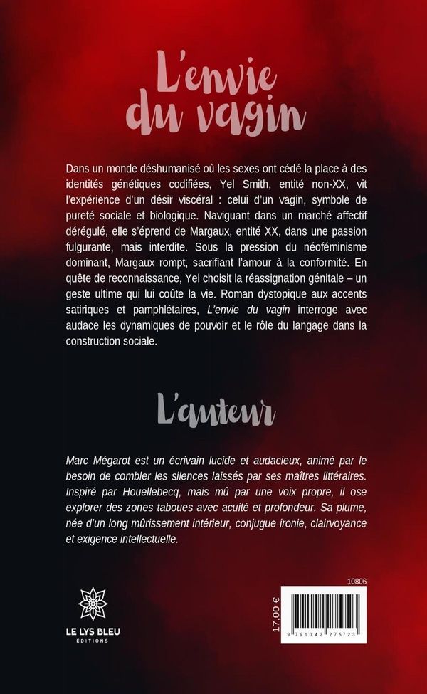 Quatrième de couverture de « L'envie du vagin : roman »