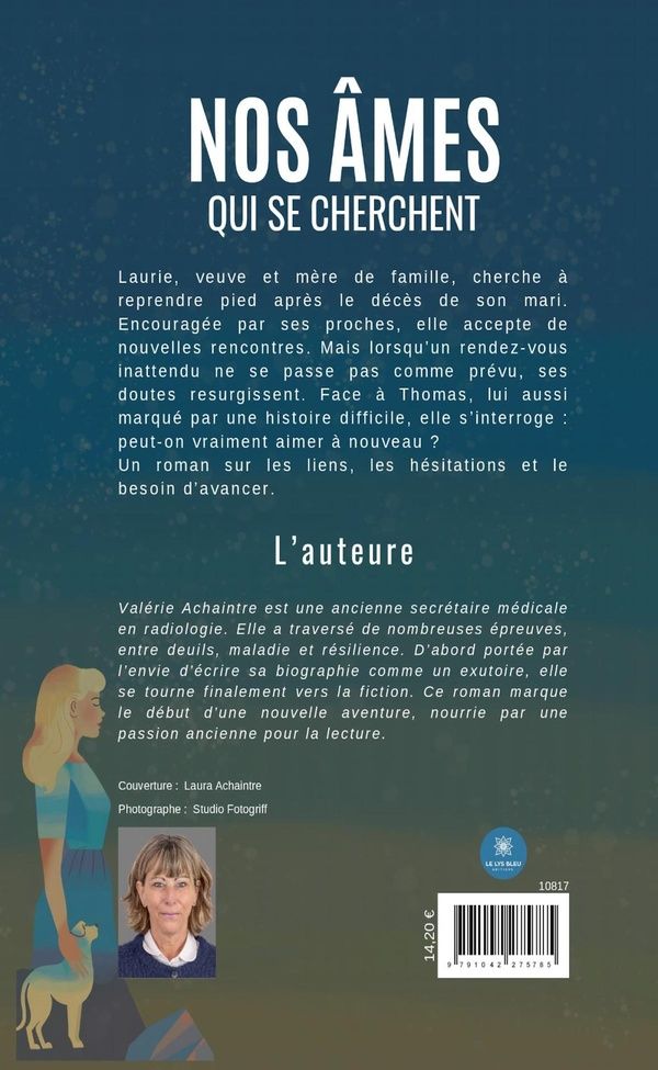 Quatrième de couverture de « Nos âmes qui se cherchent : Roman »
