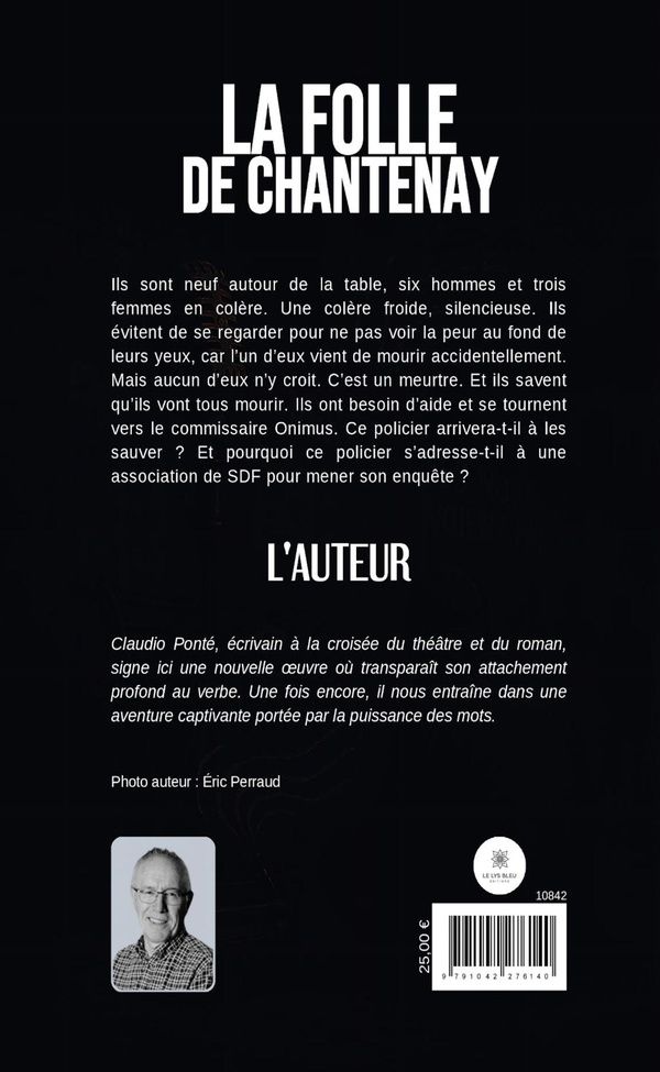 Quatrième de couverture de « La folle de Chantenay : roman »