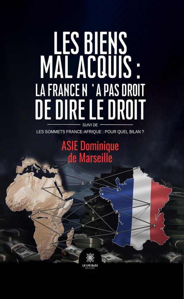 Couverture du livre « Les biens mal acquis : la France n'a pas droit de dire le droit : Suivi de Les sommets France-Afrique : pour quel bilan ? » de Asie Dominique de Marseille, librairie Les Contes Infusés à Corte