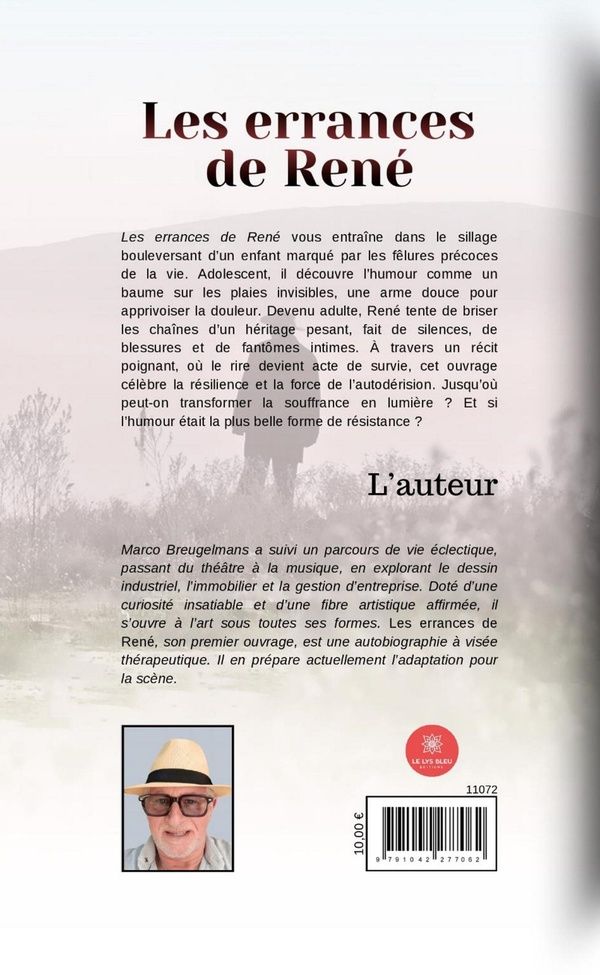 Quatrième de couverture de « Les errances de René »