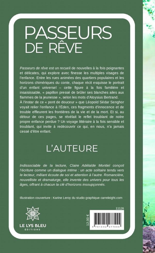 Quatrième de couverture de « Passeurs de rêve : nouvelles »