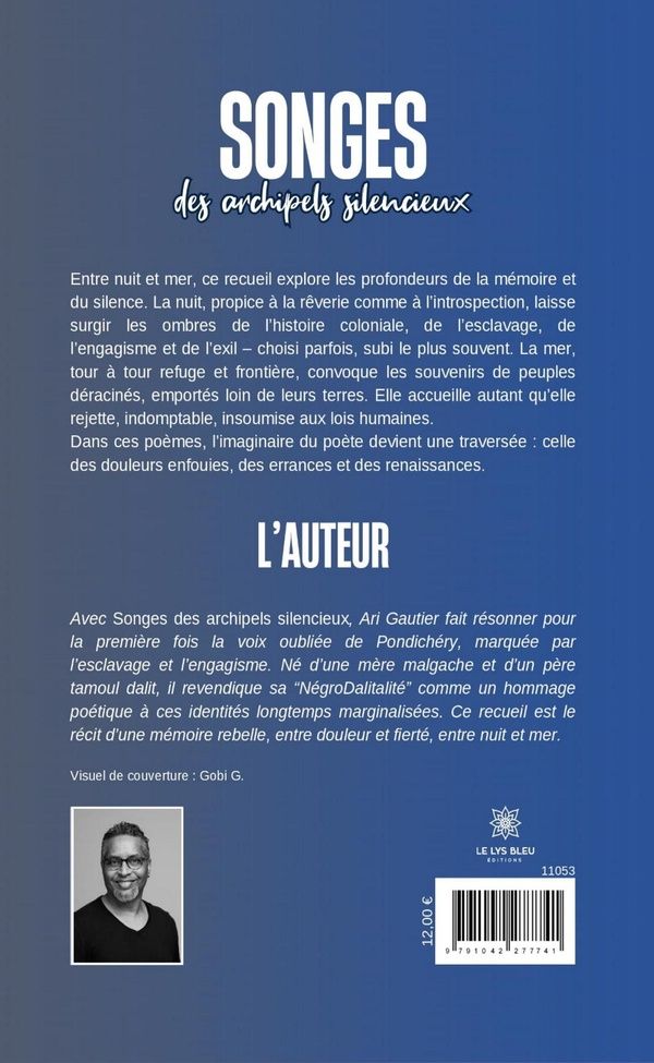 Quatrième de couverture de « Songes des archipels silencieux : recueil »