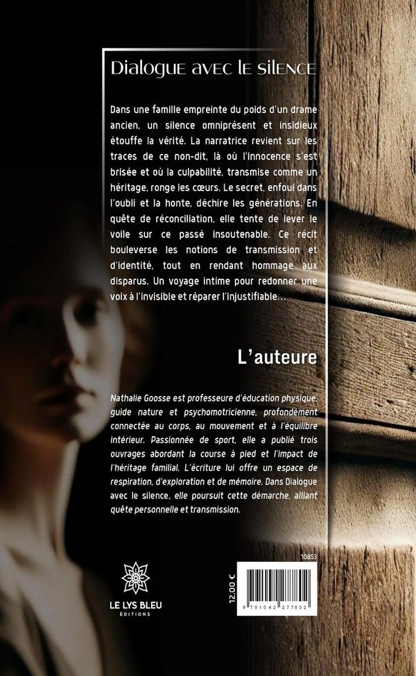 Quatrième de couverture de « Dialogue avec le silence »