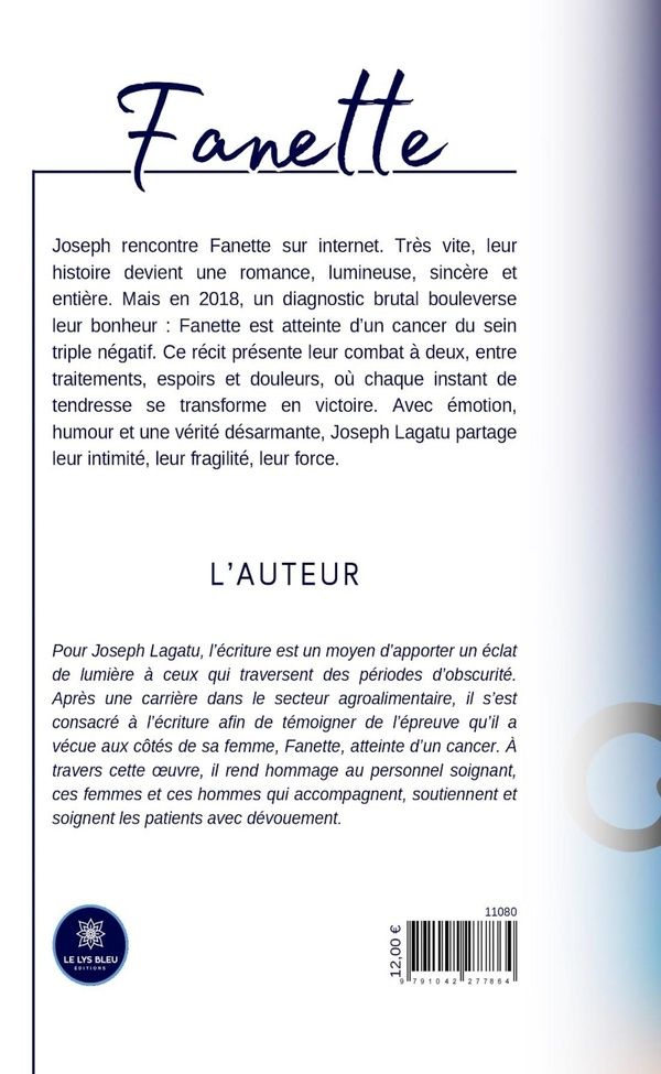 Quatrième de couverture de « Fanette »