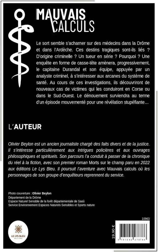 Quatrième de couverture de « Mauvais calculs : Roman »