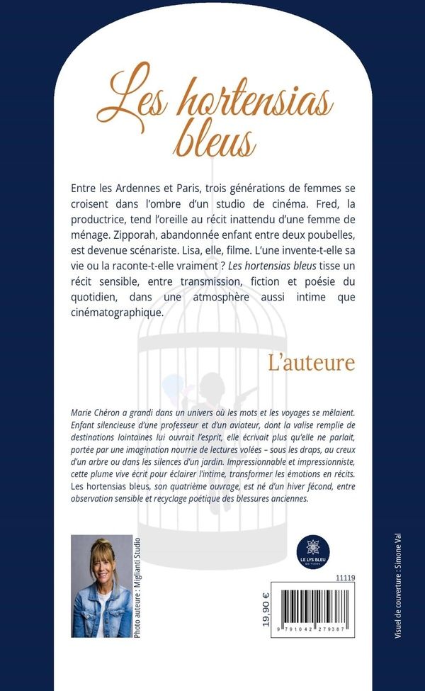 Quatrième de couverture de « Les hortensias bleus : roman »
