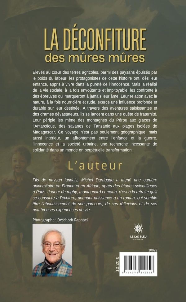 Quatrième de couverture de « La déconfiture des mûres mûres : Roman »