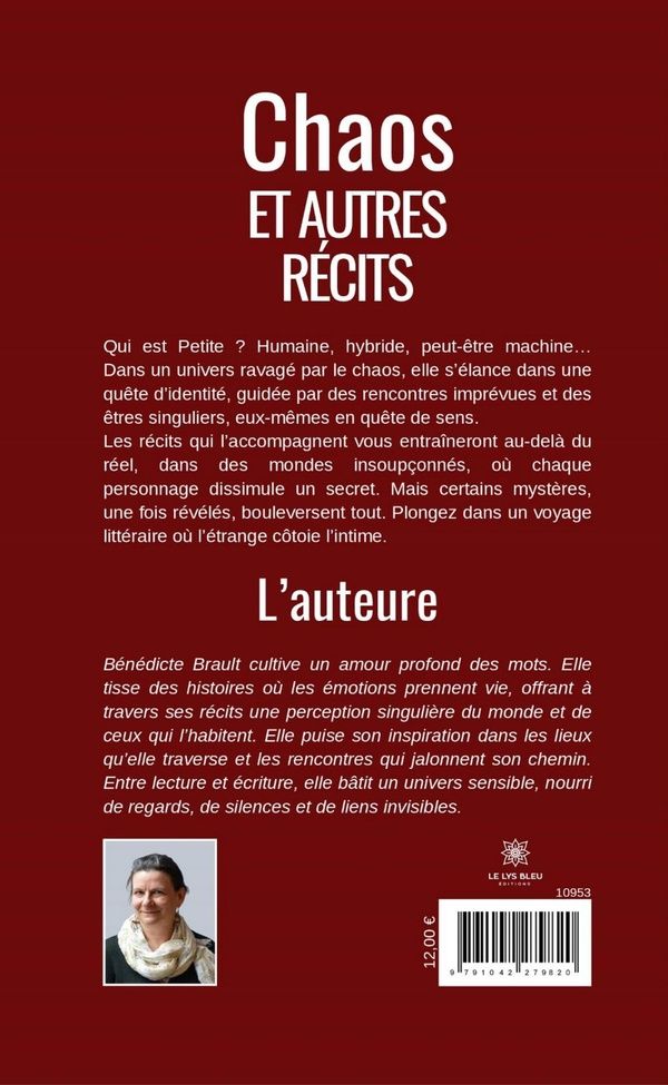 Quatrième de couverture de « Chaos et autres récits »