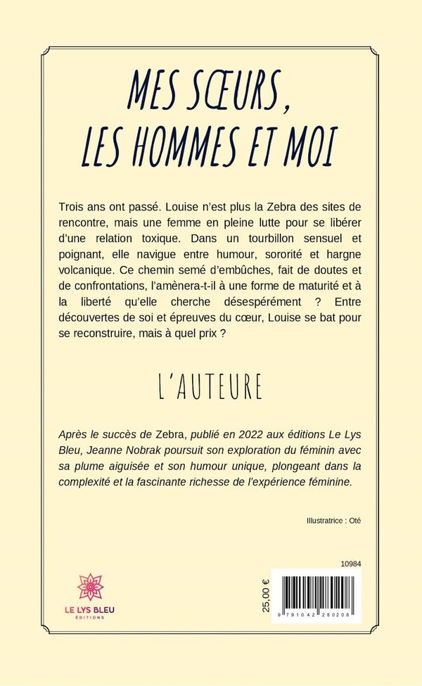 Quatrième de couverture de « Mes soeurs, les hommes et moi : Roman »