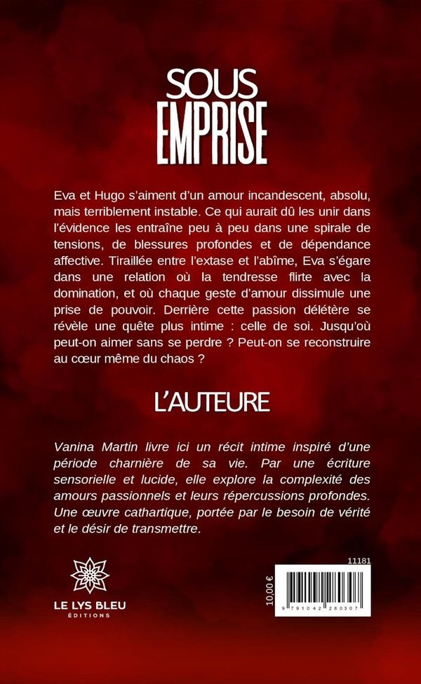 Quatrième de couverture de « Sous emprise : roman »