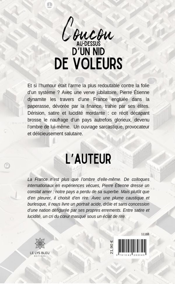 Quatrième de couverture de « Coucou au-dessus d'un nid de voleurs : essai »