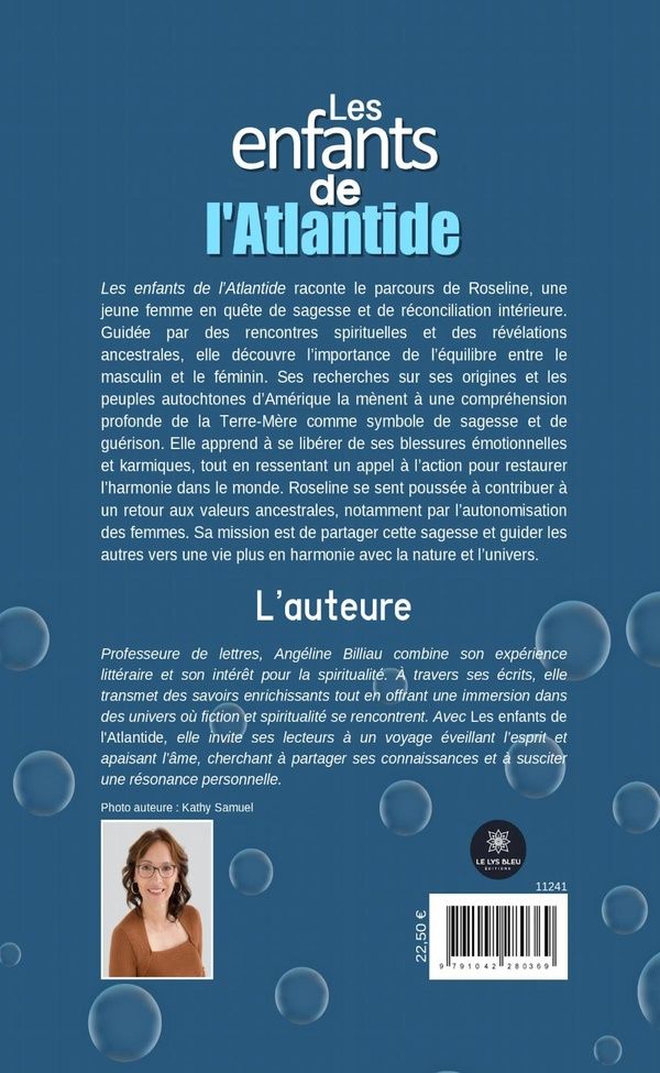 Quatrième de couverture de « Les enfants de l'Atlantide : Roman »