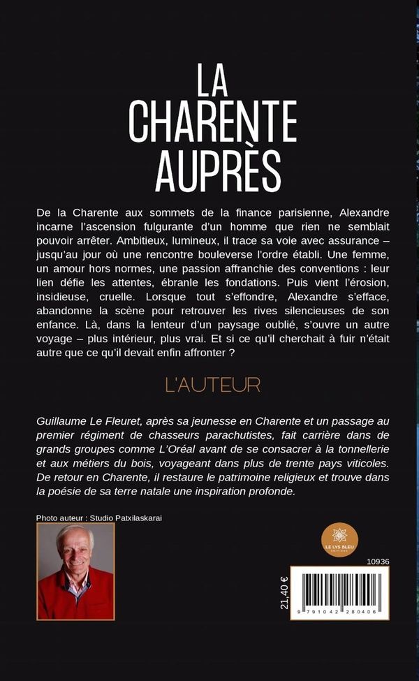 Quatrième de couverture de « La Charente auprès : roman »