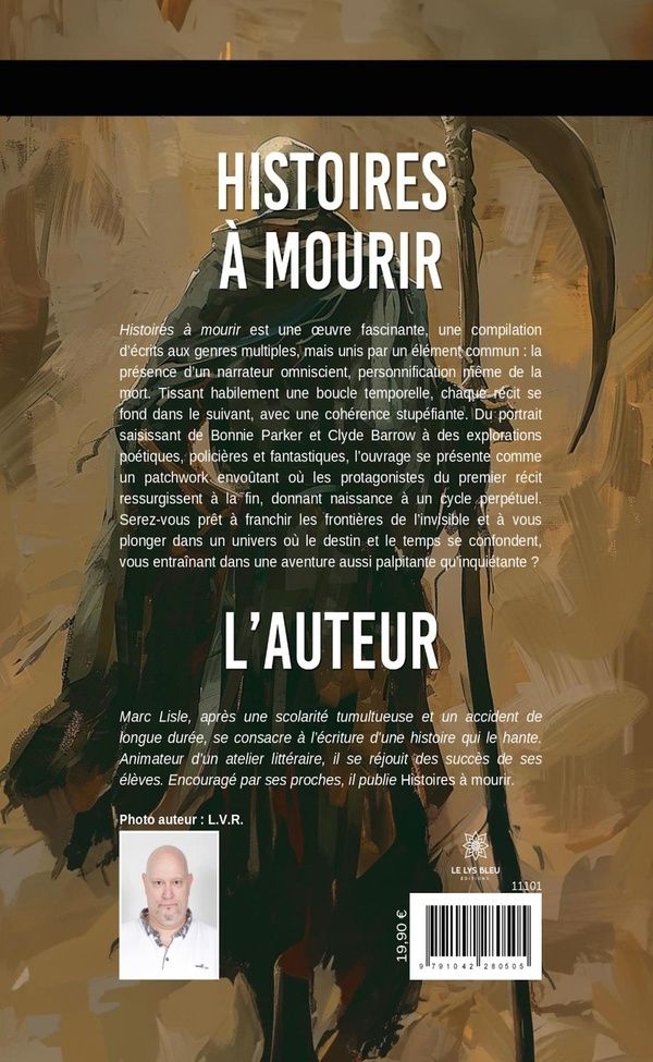 Quatrième de couverture de « Histoires à mourir : nouvelles »