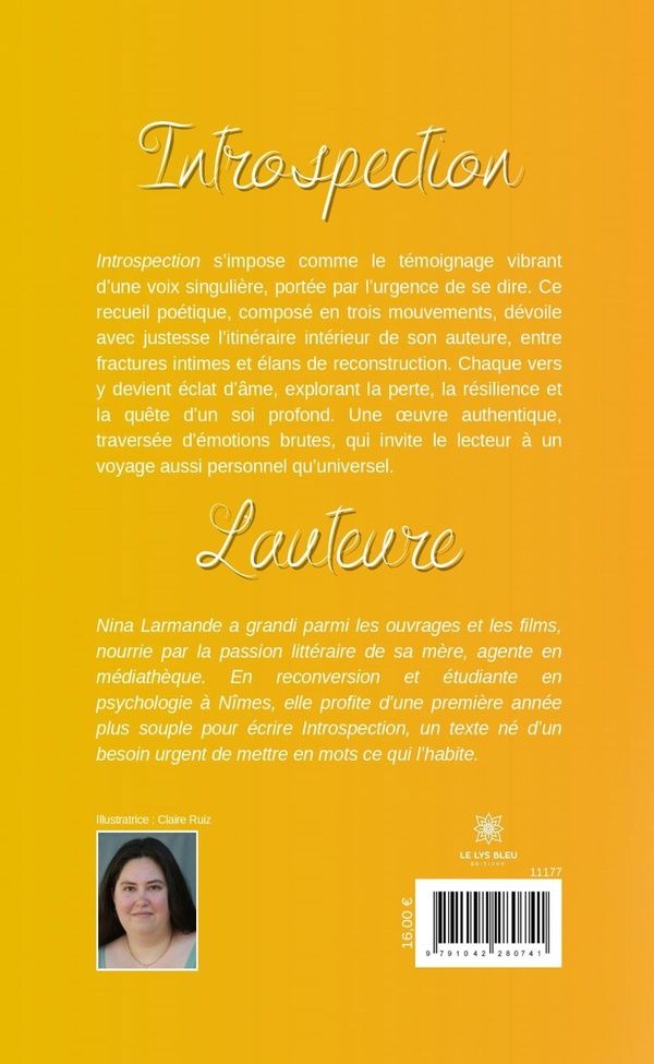 Quatrième de couverture de « Introspection : recueil »