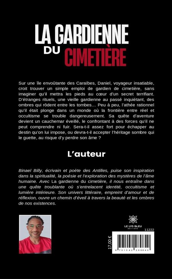 Quatrième de couverture de « La gardienne du cimetière : Roman »