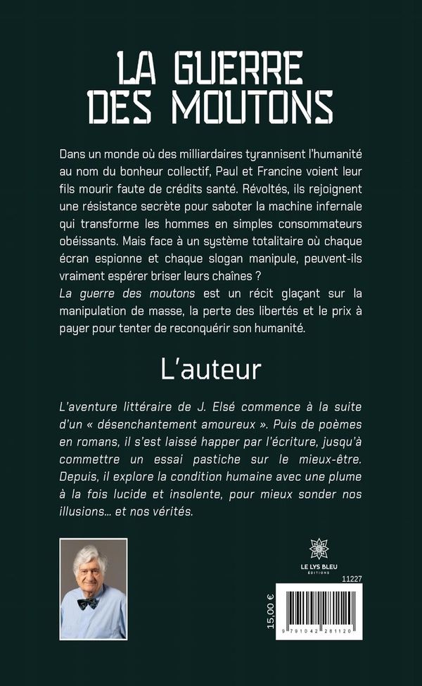 Quatrième de couverture de « La guerre des moutons »