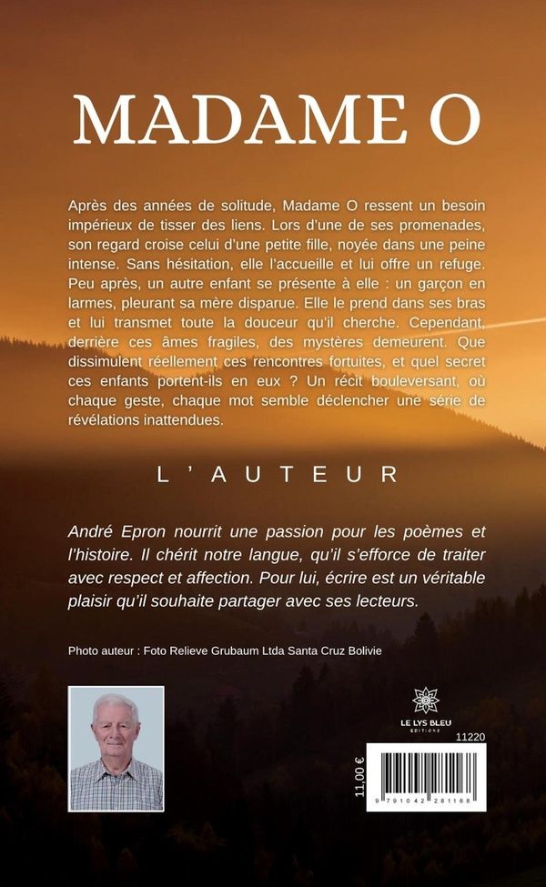 Quatrième de couverture de « Madame O : roman »
