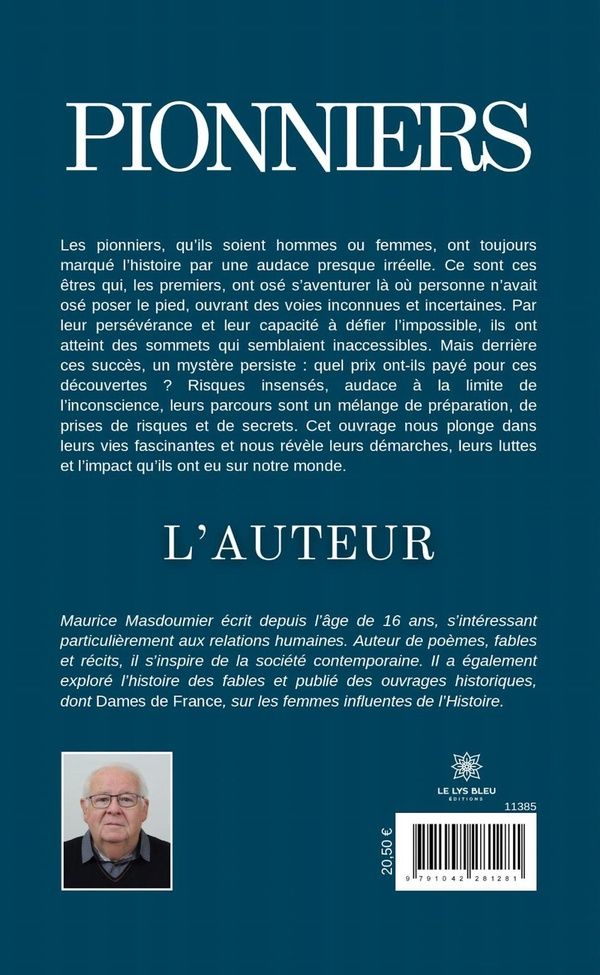 Quatrième de couverture de « Pionniers : essai »