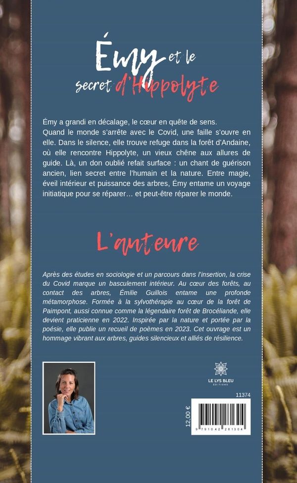 Quatrième de couverture de « Émy et le secret d'Hippolyte »