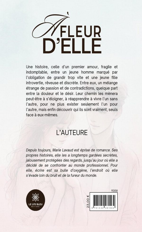 Quatrième de couverture de « À fleur d'elle : roman »