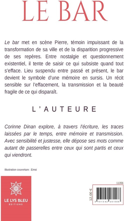 Quatrième de couverture de « Le bar : nouvelles »