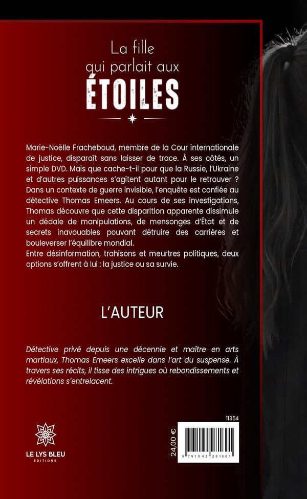Quatrième de couverture de « La fille qui parlait aux étoiles : roman »