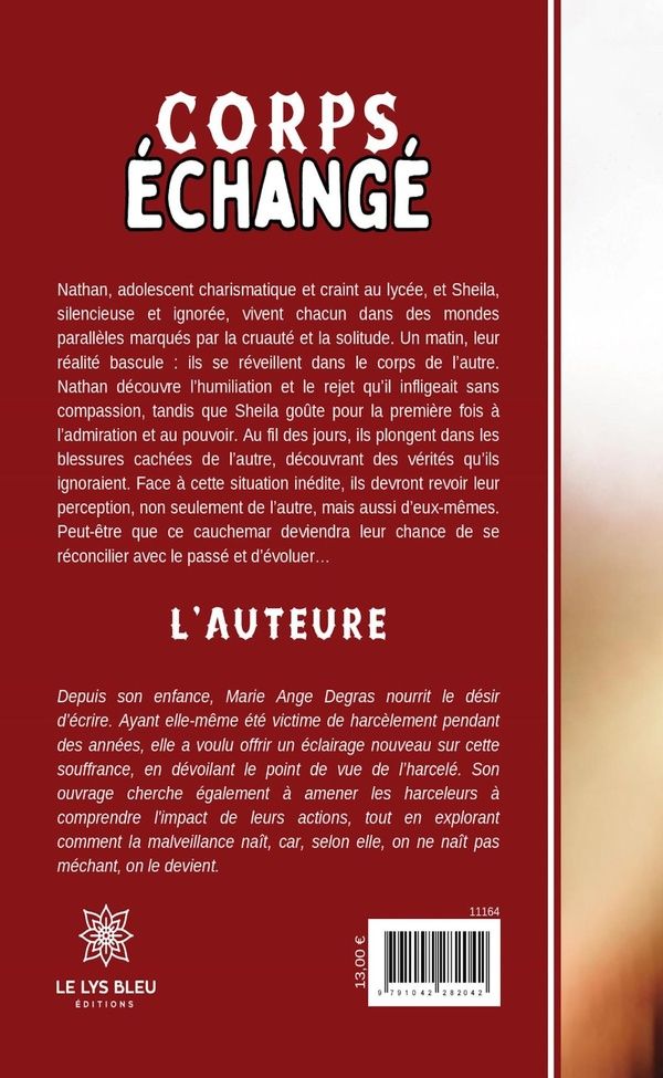 Quatrième de couverture de « Corps échangé : roman »