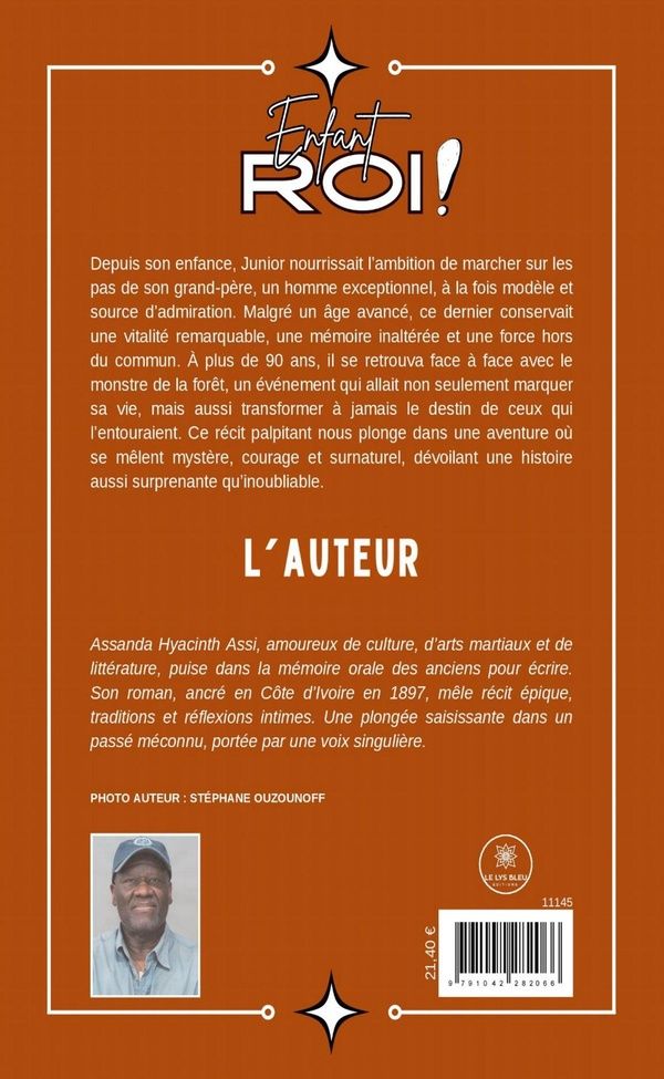 Quatrième de couverture de « Enfant roi ! »