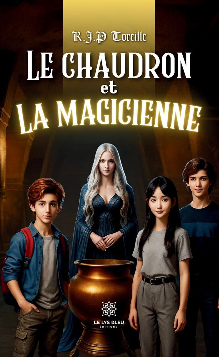 Couverture du livre « Le chaudron et la magicienne : roman » de Raphaël Jean-Philippe Toreille, librairie Les Contes Infusés à Corte