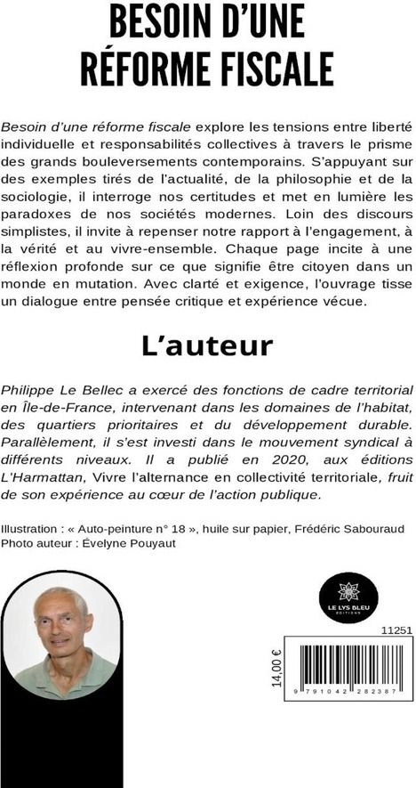 Quatrième de couverture de « Besoin d'une réforme fiscale : essai »