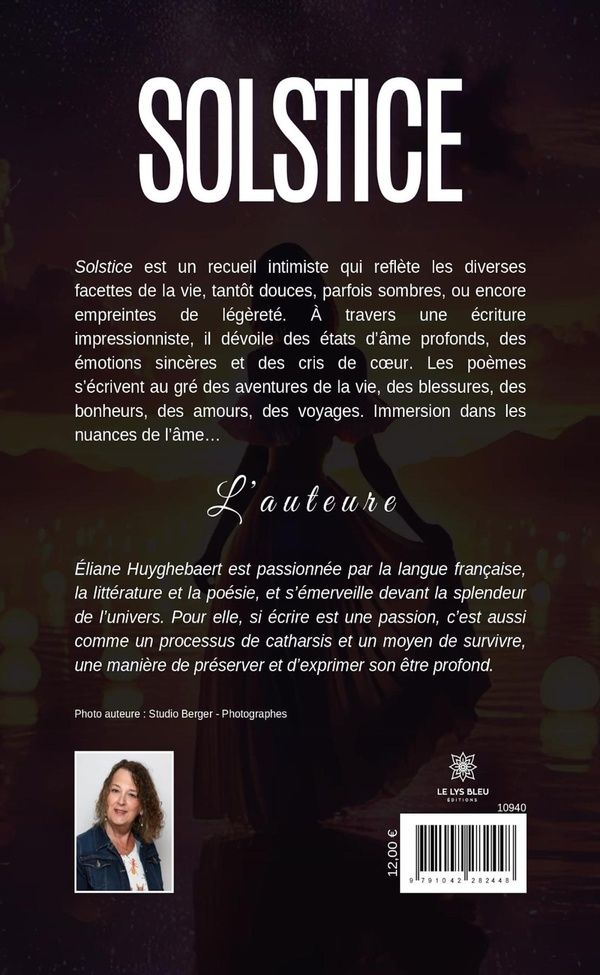 Quatrième de couverture de « Solstice : Recueil »