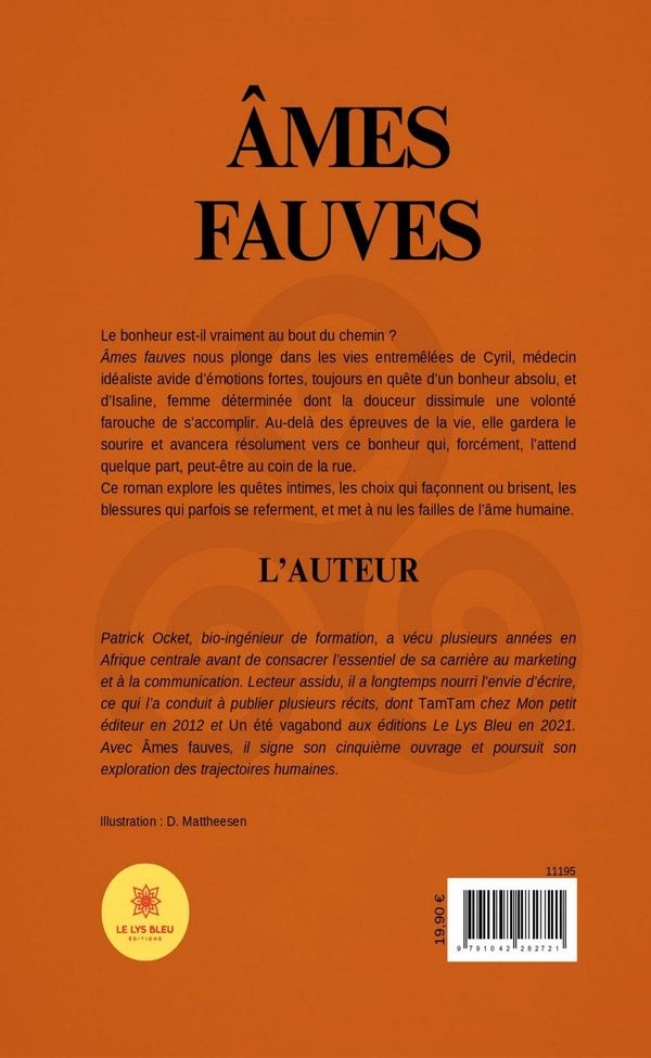 Quatrième de couverture de « Âmes fauves : roman »