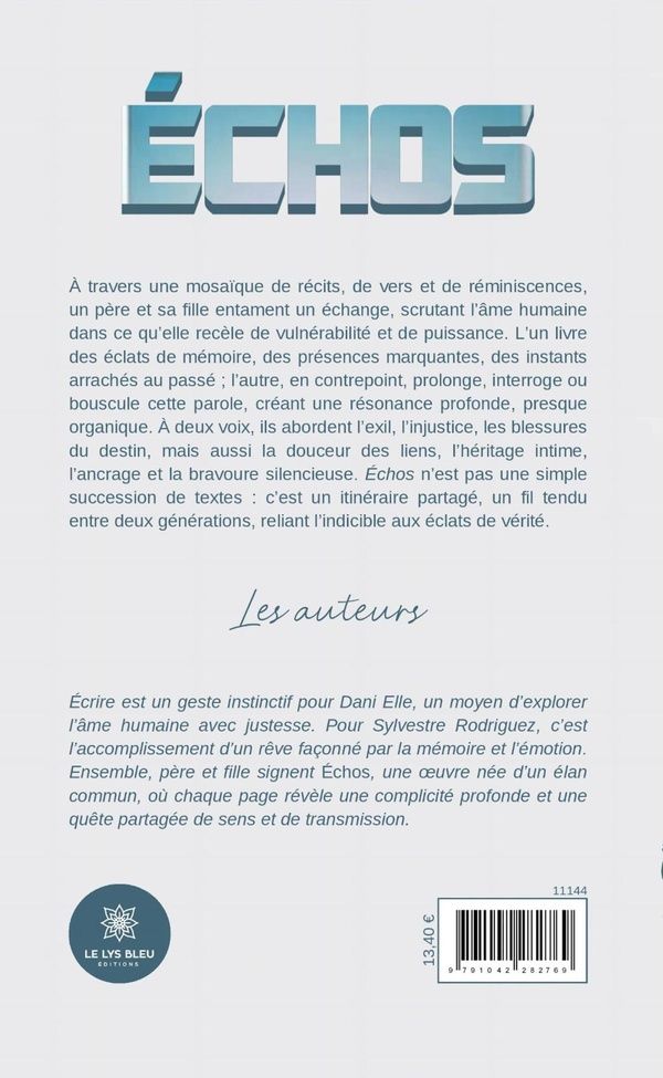 Quatrième de couverture de « Echos : Roman »