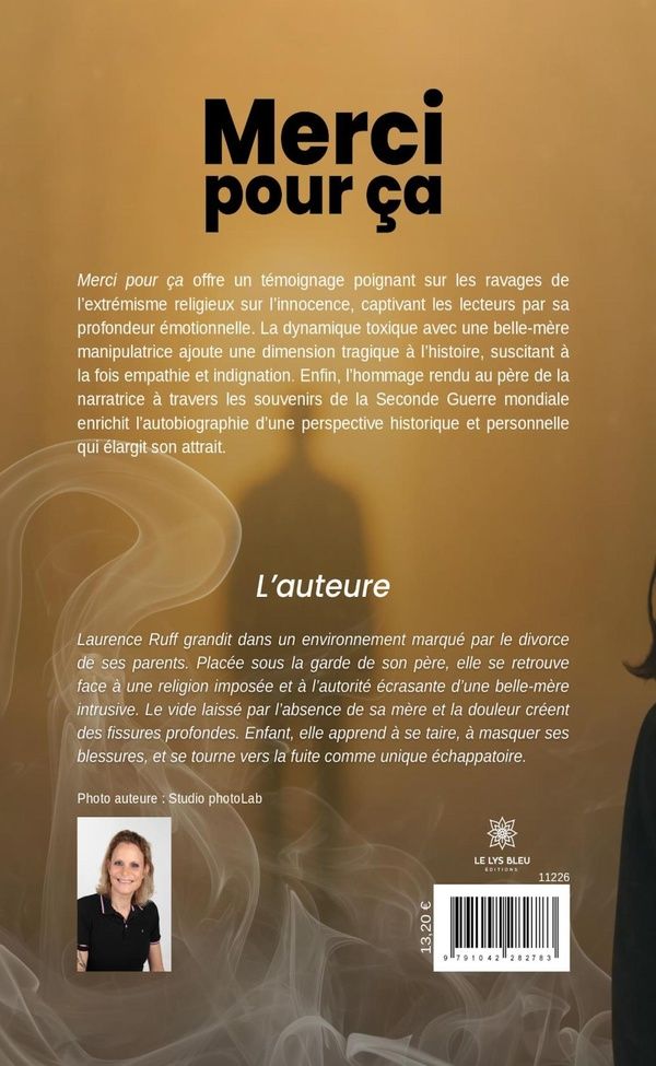 Quatrième de couverture de « Merci pour ça »