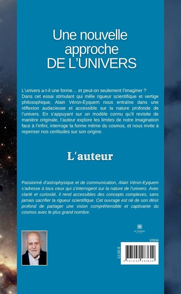 Quatrième de couverture de « Une nouvelle approche de l'univers : essai »