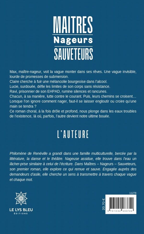 Quatrième de couverture de « Maîtres-nageurs-sauveteurs : roman »
