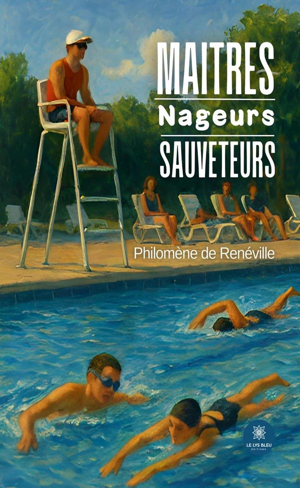 Couverture du livre « Maîtres-nageurs-sauveteurs : roman » de Philomène de Renéville, librairie Les Contes Infusés à Corte