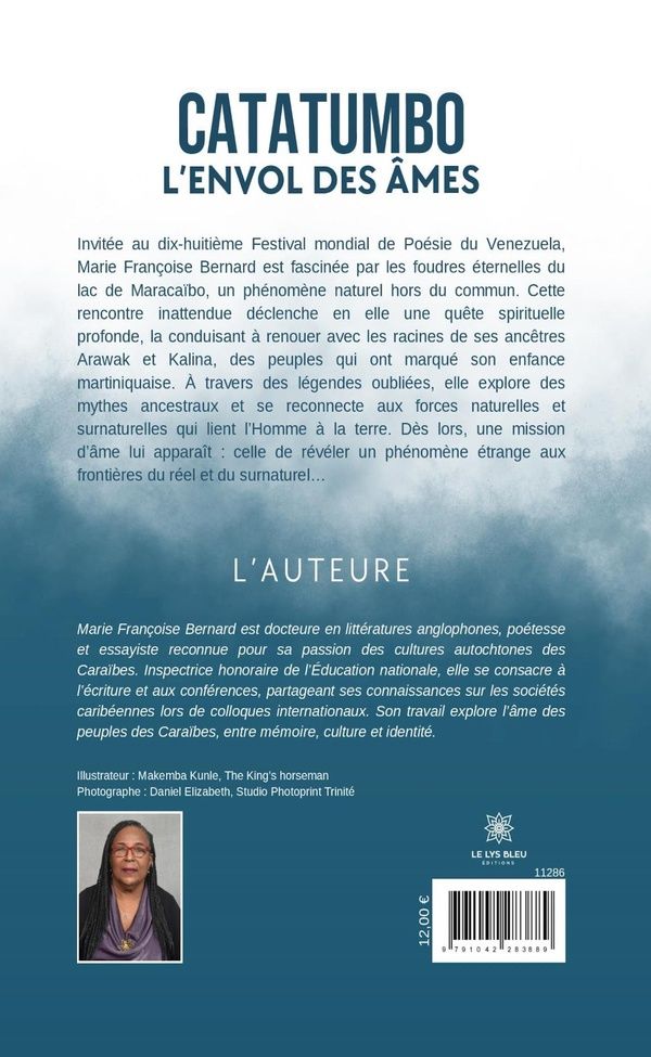 Quatrième de couverture de « Catatumbo : l'envol des âmes »