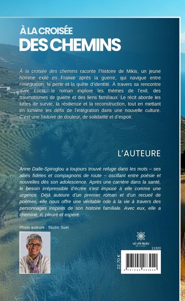 Quatrième de couverture de « À la croisée des chemins : roman »