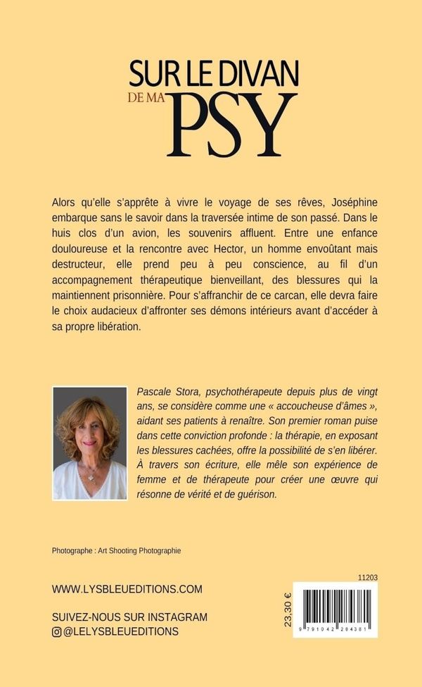 Quatrième de couverture de « Sur le divan de ma psy : roman »